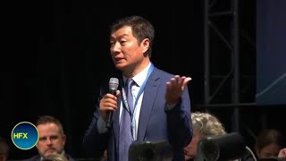 Sisur Dr Lobsang sangay la s question at the Halifax Security Forum [upl. by Roderica131]