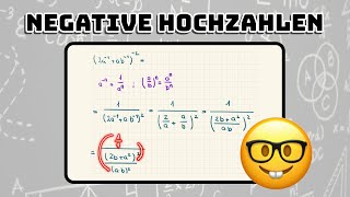 Rechnen mit PotenzenNegative Hochzahlen MmtA1 2308 2 [upl. by Roma]