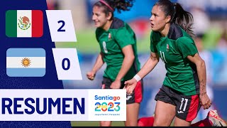 SON MÁS QUE ARGENTINA  VAN POR EL ORO  MEXICO VS ARGENTINA FEMENIL RESUMEN PANAMERICANOS 2023 [upl. by Adigun523]