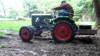 Lindner Traktor im Wald [upl. by Ahola]