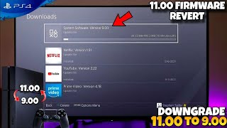 How to downgrade PS4 from 1100 to 900 Reverting PS4 to 900 [upl. by Arbmahs]