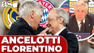 SÚPER ELOGIO de ANCELOTTI a FLORENTINO PÉREZ  REAL MADRID 2  FC BAYERN 1 [upl. by Dimah]