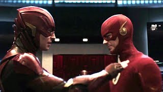 Crisis on Infinite Earths Cameo  DCEU Barry Allen meets Barry Allen Scene [upl. by Male230]