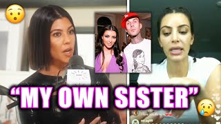 Kourtney Kardashian SAYS Travis Barker Cheated w Kim Kardashian [upl. by Eirrehs]