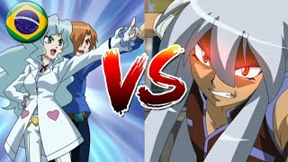 Wales e Sophie vs tsubasa e Yu dublado PTBR beyblade metal master [upl. by Joappa]