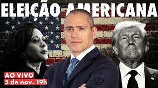 APURAÇÃO DA ELEIÇÃO AMERICANA  KAMALA HARRIS VS DONALD TRUMP  PROFESSOR HOC AO VIVO [upl. by Tommie]