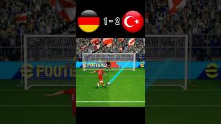 Germany vs Türkiye  Football match  Penalty shoot  fifa world Cup 2026  realistic pes gaming [upl. by Lennon141]