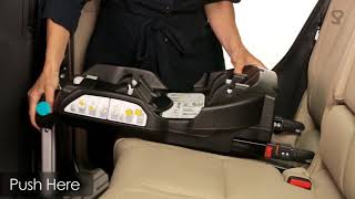 Doona Car Seat Installation  Installing ISOFIX Base [upl. by Coulombe]