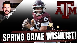 Texas AampM Spring Game Wishlist [upl. by Ahsienek]