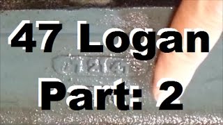 1947 Wards Logan Lathe Part 2 Stand amp Gears Crafted Channel [upl. by Gmur]