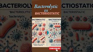 Bacterolytic vs Bacteriostatic shortsfeed shorts antibiotics medical pharmacy [upl. by Charlotte]