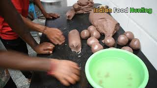 How Bulk Ragi Mudde is Made in Bangalore  Village Style Cooking 1000 Ragi Mudde  Street Food India [upl. by Ruelu]