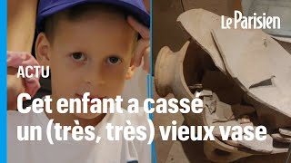 Un enfant de 4 ans brise accidentellement une jarre vieille de 3 500 ans dans un musée [upl. by Allys156]