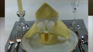 DIY Napkin Folds French Lily [upl. by Maharba]