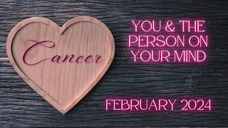 💗CANCER LOVE TAROT💗 “Seeing Your Worth Approaching With Passion” FEBRUARY 2024 [upl. by Christabella]