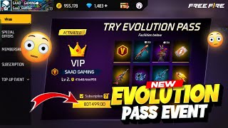 Free V Badge 💥😮 New Evolution Pass In Ob 44 Update  Ob 44 Update Top Changes  Free Fire New Event [upl. by Aniara]