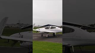 Diamond DA42 Twin Star aircraft flying airfield [upl. by Korwin]