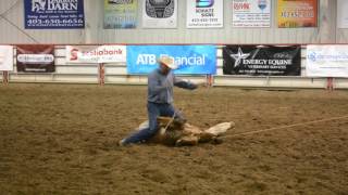 Neil Howard of Aldersyde at High River Senior Pro Rodeo [upl. by Zeidman147]