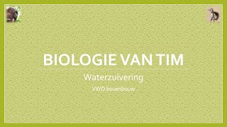 Biologie van Tim  Waterzuivering bovenbouw [upl. by Drofnelg]