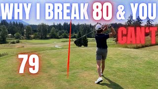 I Break 80 Because of ONE THING Full 18 holes [upl. by Louanna]