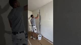 travaux diy peinture chantier construction enduit painter peintre asmr home [upl. by Tekcirc]