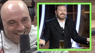 Joe Rogan on Ricky Gervais Golden Globes Monologue [upl. by Klarrisa]