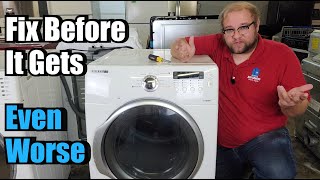 How to Fix a Samsung Dryer Squeaking Making Noise or Grinding [upl. by Annamarie]