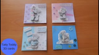 DIY Tatty Teddy 3D cards [upl. by Kresic]