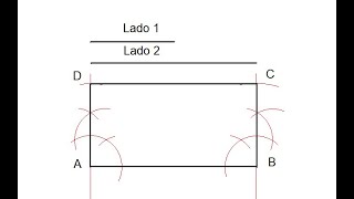 CONSTRUCCIÓN DE UN RECTÁNGULO CONOCIENDO SUS LADOS [upl. by Stanfill129]