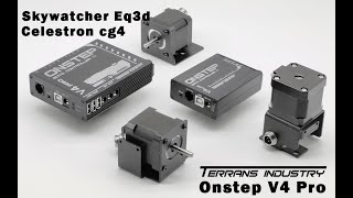 Skywatcher EQ3DCelestron cg4 Onstep kit installation videoTerransindustry [upl. by Ainniz485]