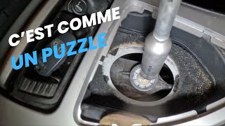 Réviser la TRINGLERIE du levier de vitesse sur BMW E91 [upl. by Leaw]