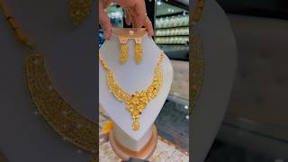 21k goldjewellery necklace wedding fyp goldaccessories youtubeshorts goldindubai arabicgold [upl. by Fahy404]