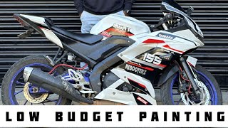 how is it 😍  r15 painting work r15v3 yamaha [upl. by Baniaz]