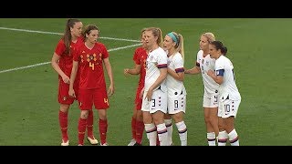 1 USWNT vs Belgium 472019 [upl. by Volnay638]