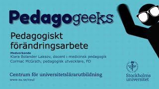 Pedagogeeks Pedagogiskt förändringsarbete [upl. by Primalia]