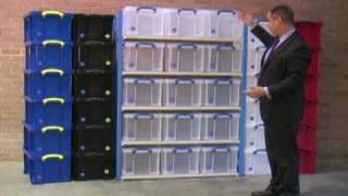 48 Litre Really Useful Boxes by EZR Shelving [upl. by Chickie]