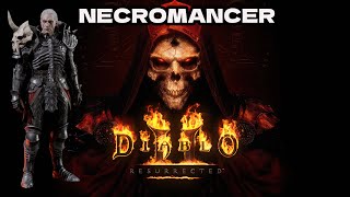 Diablo II Resurrected  NECROMANCER  Bone Spear Necromancer   7  Türkçe [upl. by Sukramed189]