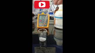 Endothermic Reaction  Reaction between Barium Hydroxide and Ammonium Chloride [upl. by Wsan]