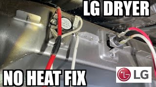 LG Dryer Won’t Heat Diagnose and Fix Cheaper than Service Call [upl. by Nerrak]