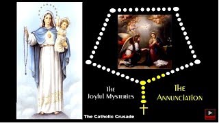 The Joyful Mysteries  VIRTUAL ROSARY  Mondays amp Saturdays [upl. by Melisande852]