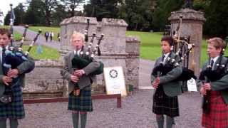 Maries Wedding Bagpipes Scone Palace Perth Perthshire Scotland [upl. by Eloken]