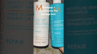 Moroccan Shampoo amp Conditioner to repair your damaged and frizzy chemically treated hair shorts [upl. by Aniaj]