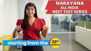 Boost up your NEET preparation with specially designed Narayana’s All India Test Series NAITS [upl. by Llemmart]