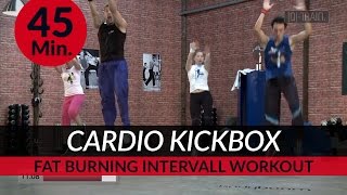 45 Min Intense Cardio Aerobics Kickbox Workout I Xtreme Fat Burning by Dr Daniel Gärtner © [upl. by Yeniffit]