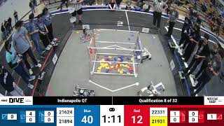 IN FTC 20242025 Indianapolis Qualifier Match 8 [upl. by Etteniotnna]