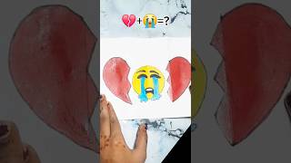 💔😭 Broken Heart shorts muktaeasydrawing art drawing youtubeshorts [upl. by Oimetra]