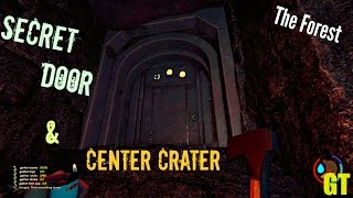 Bottom of THE CRATER and KEYCARD DOOR  The Forest Gameplay [upl. by Nagaer838]