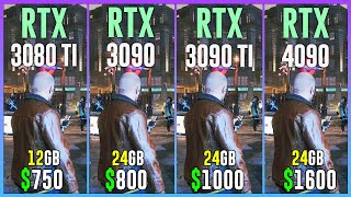 RTX 3080 TI vs RTX 3090 vs RTX 3090 TI vs RTX 4090  Test in 12 Games [upl. by Suter]