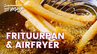 Frituurpan schoonmaken en airfryer schoonmaken 💦 Schoonmaken met Marja Middeldorp [upl. by Enaht]