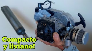 Motor 49cc para BICIMOTO O GO KART  Review completa [upl. by Becki397]